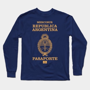 Argentina passport Long Sleeve T-Shirt